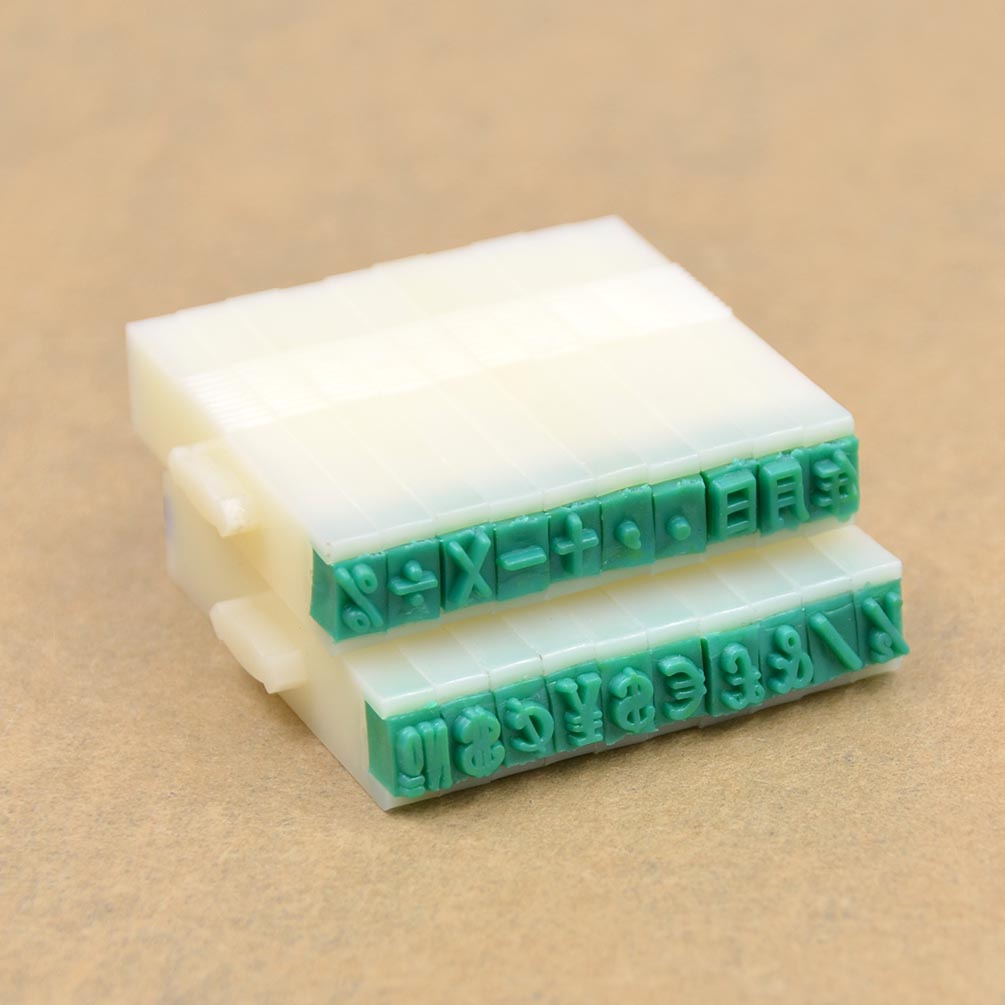 English Alphabet Letters Numbers Rubber Stamp Free Combination DIY