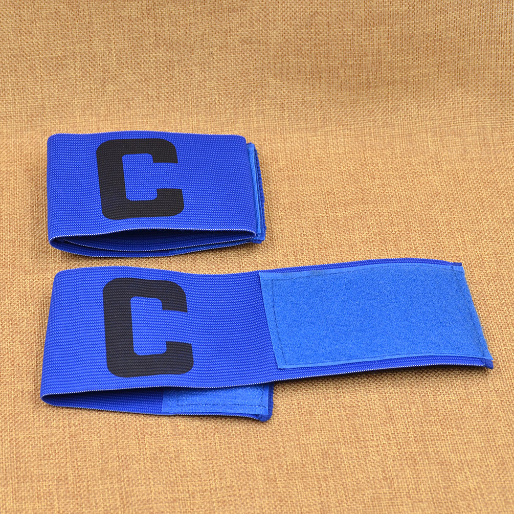 2pcs Soccer Captain's Armband Football Rugby Hockey Arm Band Symbol C