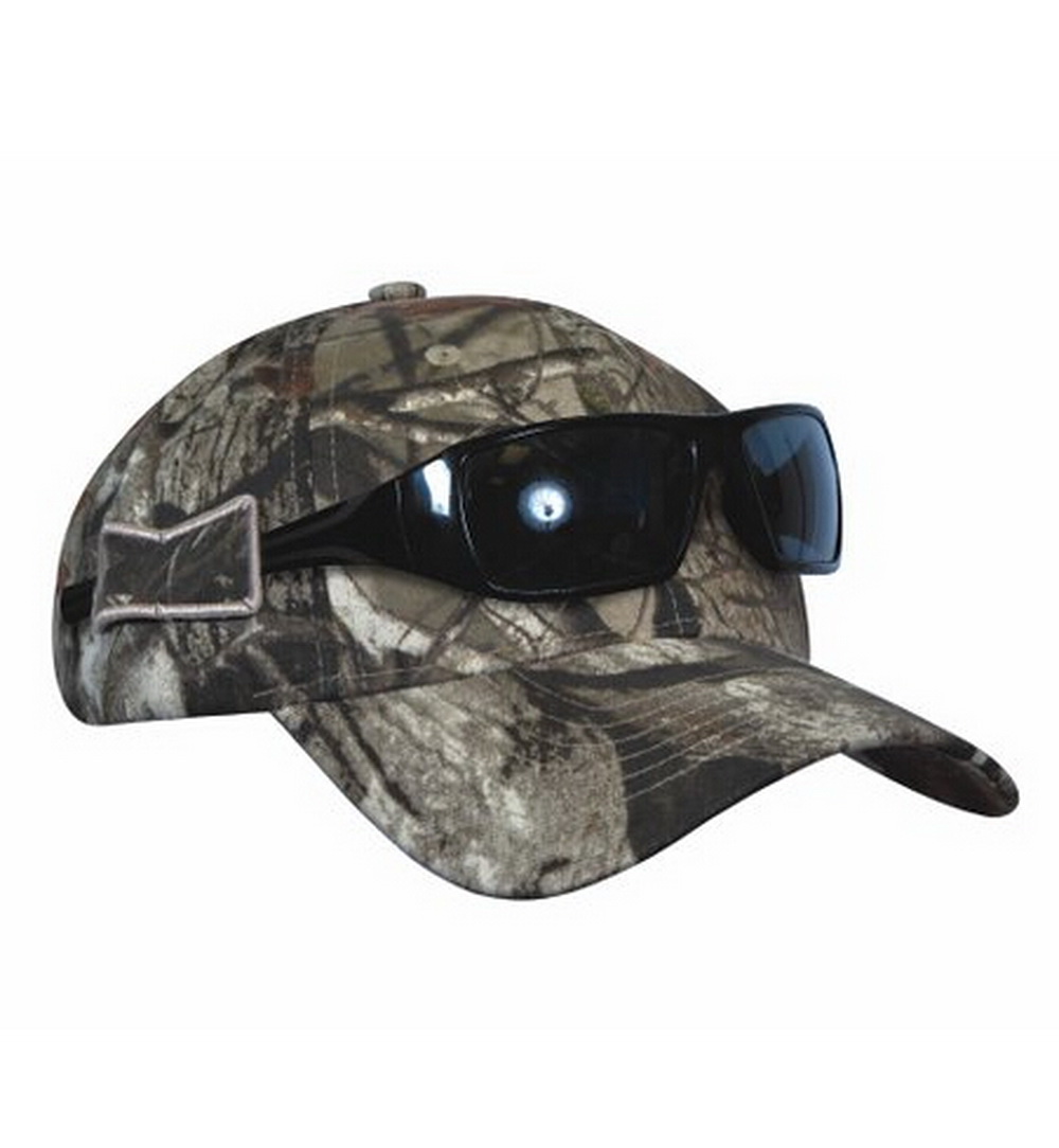 Kc Cap® Unisex Hunting Cap Camouflage Mesh Hat Visor W Sunglass Holder