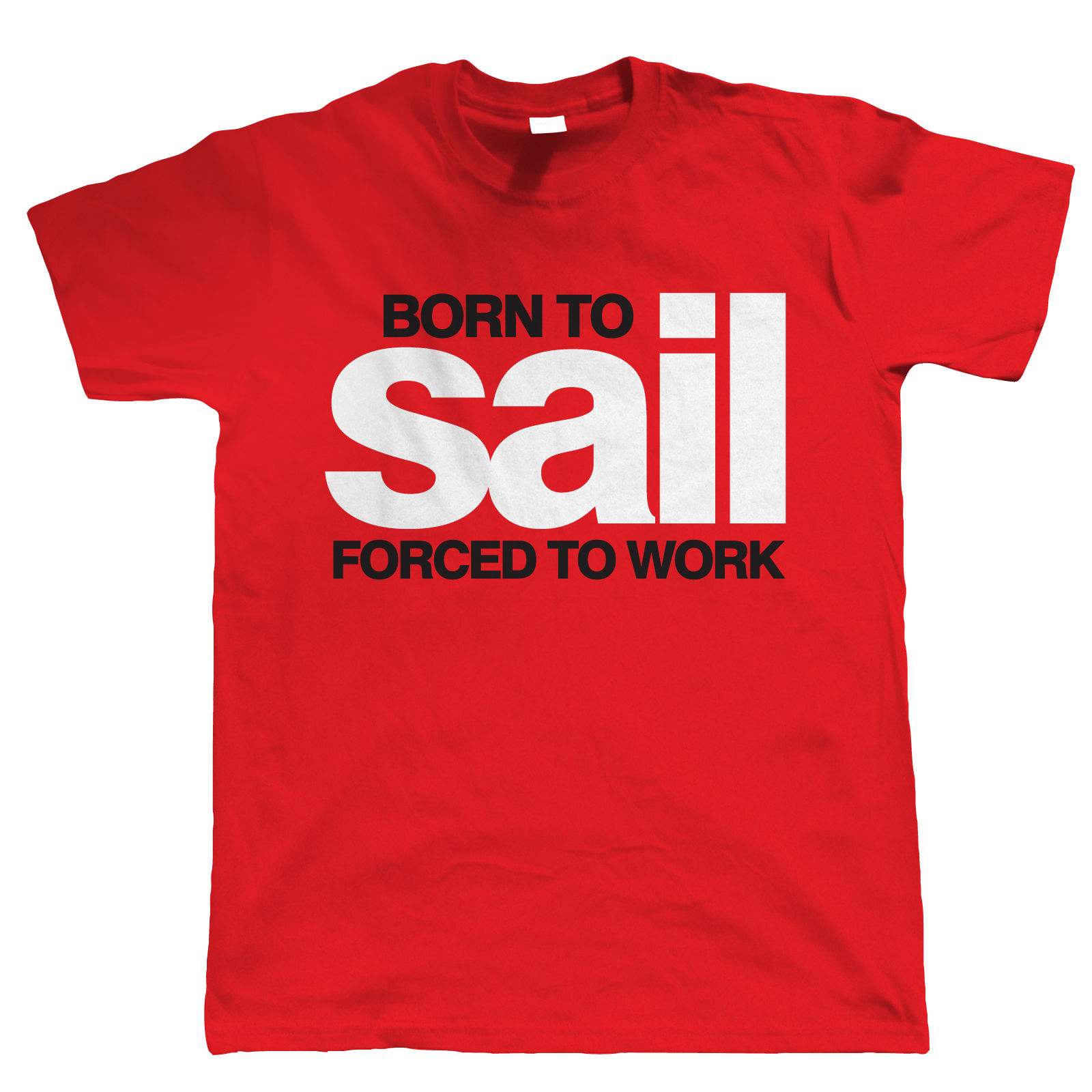 Born to Sail, Mens Sailing T Shirt Yachting, Dinghy, Gift for Him Dad