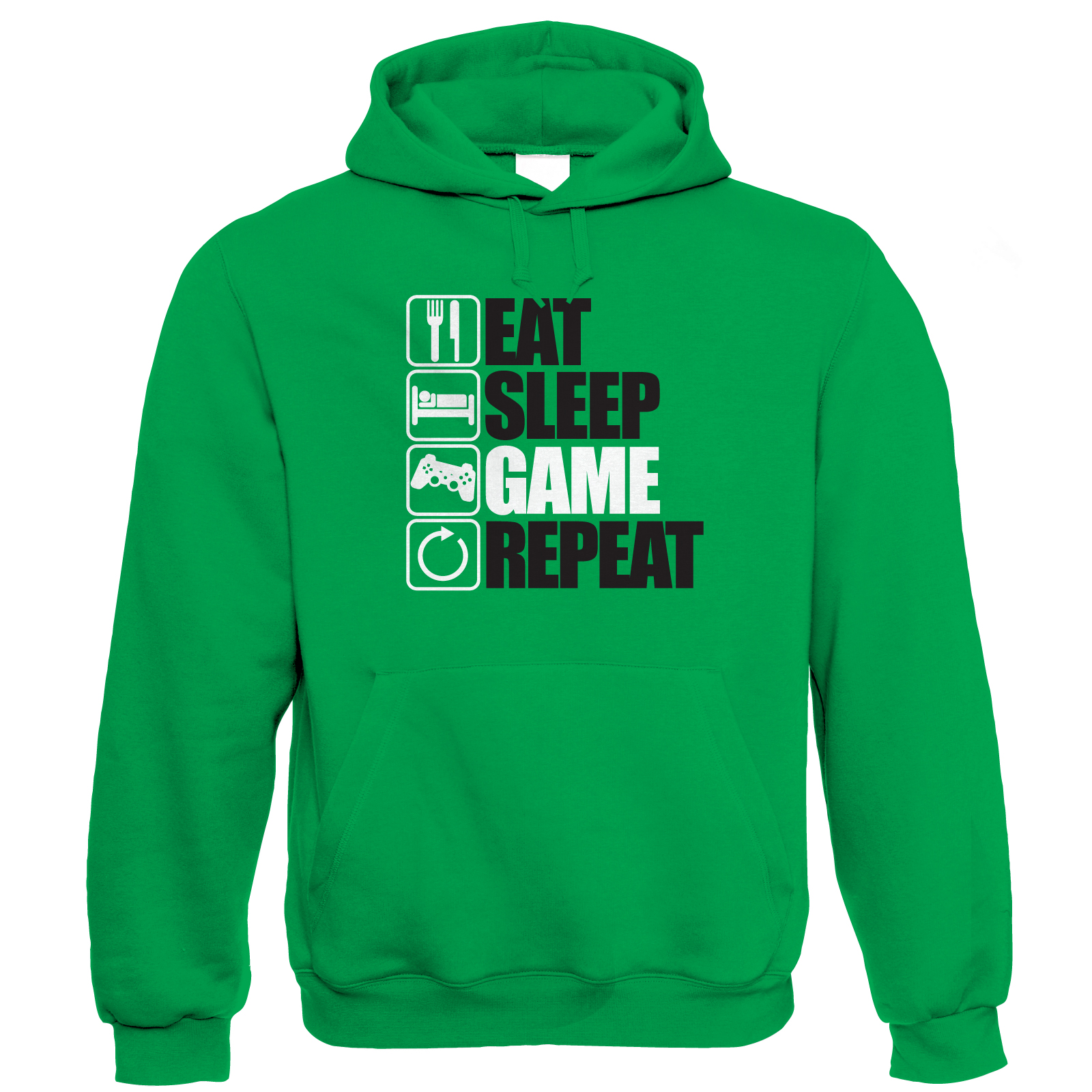 eat sleep game repeat hoodie pc gamer video game gift xbox christmas sweater