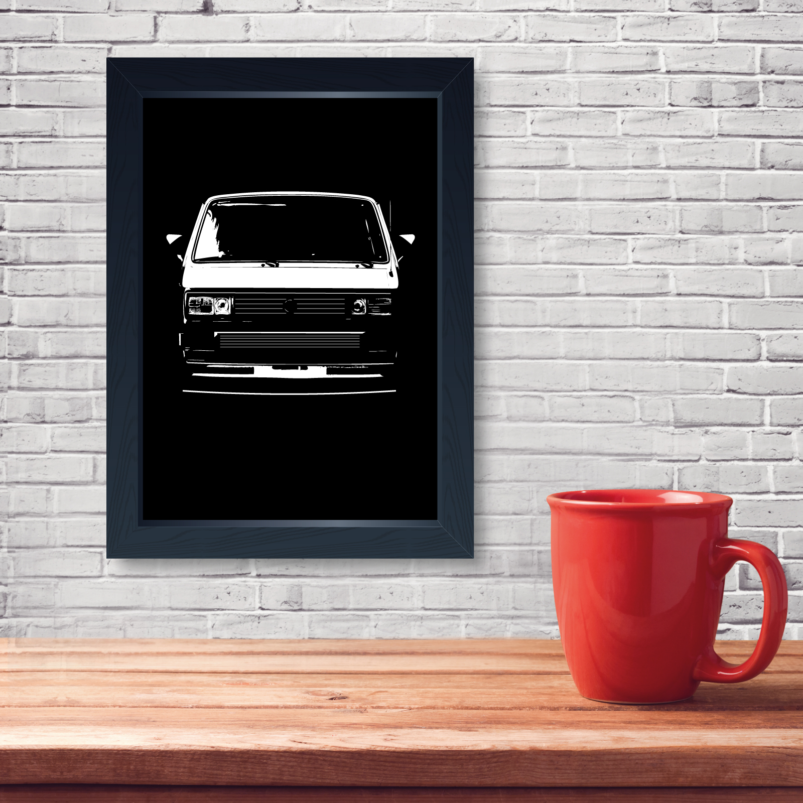 avec ou sans cadre poster print-T3 Van Doka Wall Art Cadeau T25 camping-car avec ou sans cadre poster print-T3 Van Doka Wall Art Cadeau T25 camping-car