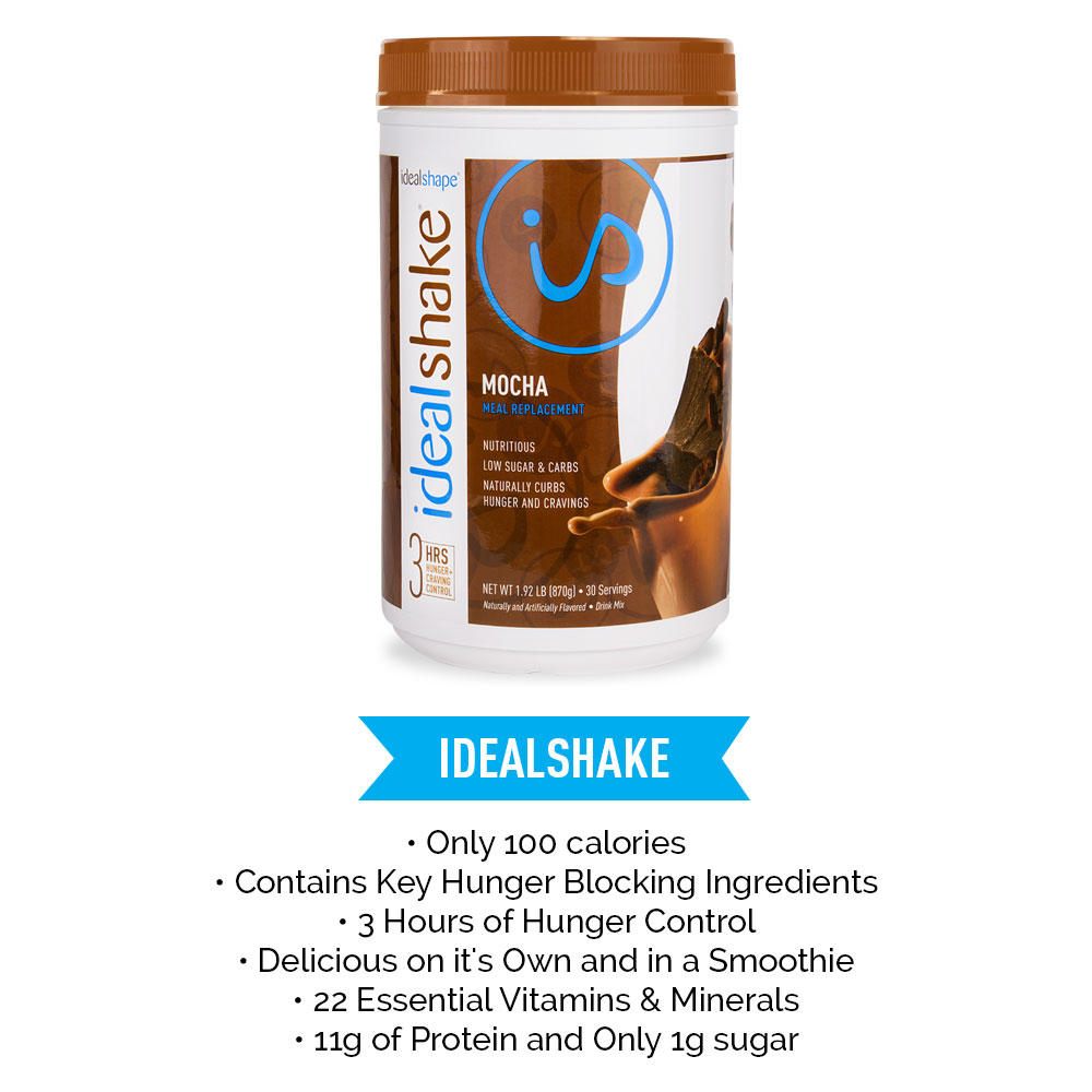 IDEALSHAKE Meal Replacement Shake Direct From IdealShape + FREE Shaker