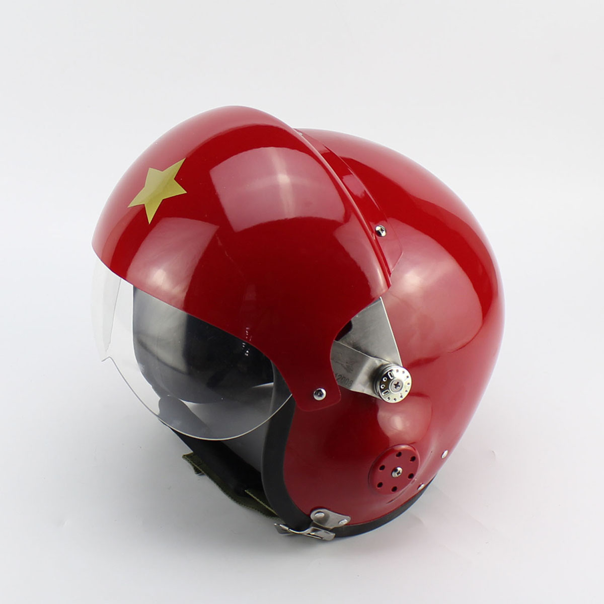 Pilot Motorcycle Helmet Scooter Air Force Flight Jet With Detachable