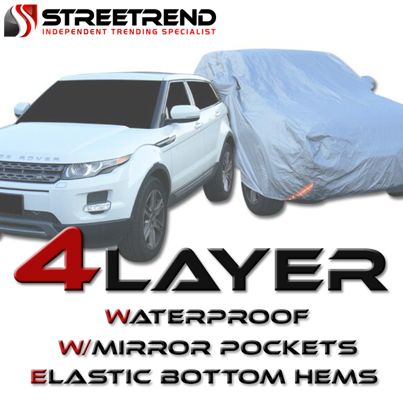 4 Layer Waterproof All Weather SUV Car Cover+Mirror Pocket 4600MM For Chevy/GMC eBay