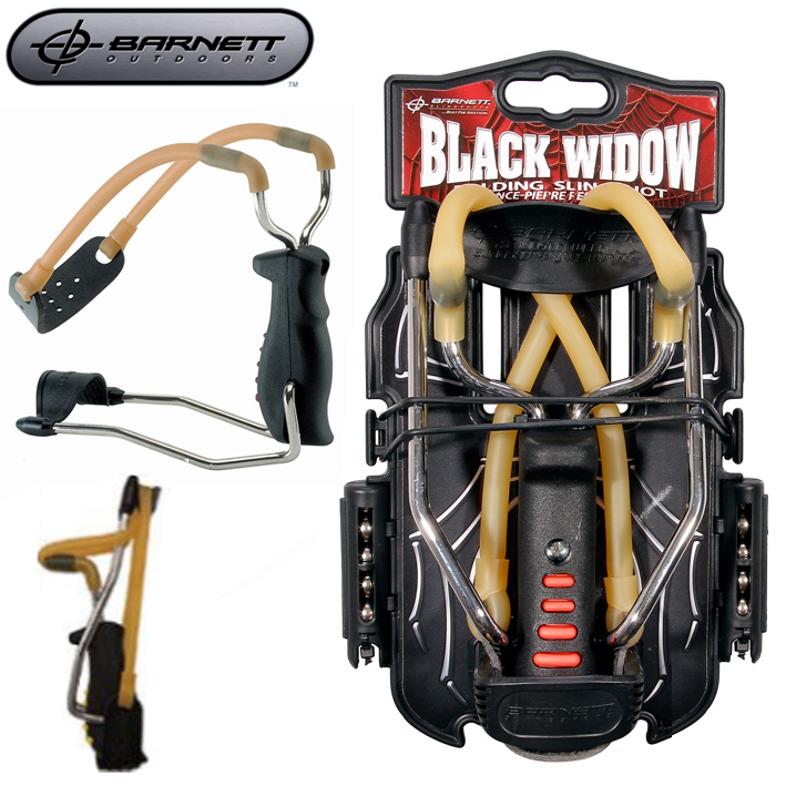 Genuine Black Widow Catapult Slingshot fold away wrist
