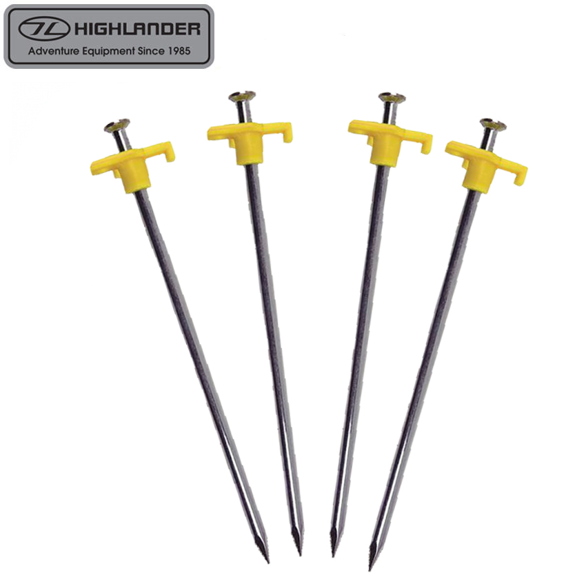 Highlander Tent Pegs All Types, Steel, Aluminium, Groundsheet, Night
