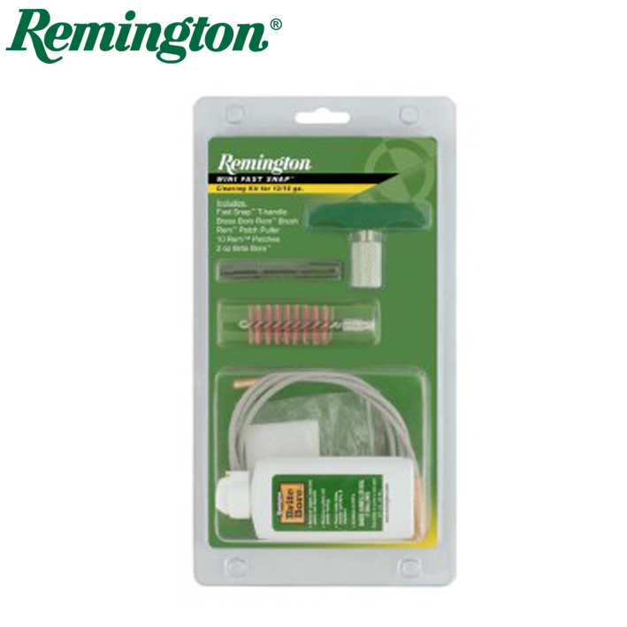 Remington Mini Fast Snap Pull through Shotgun Cleaning Kit 20g & 12/16g