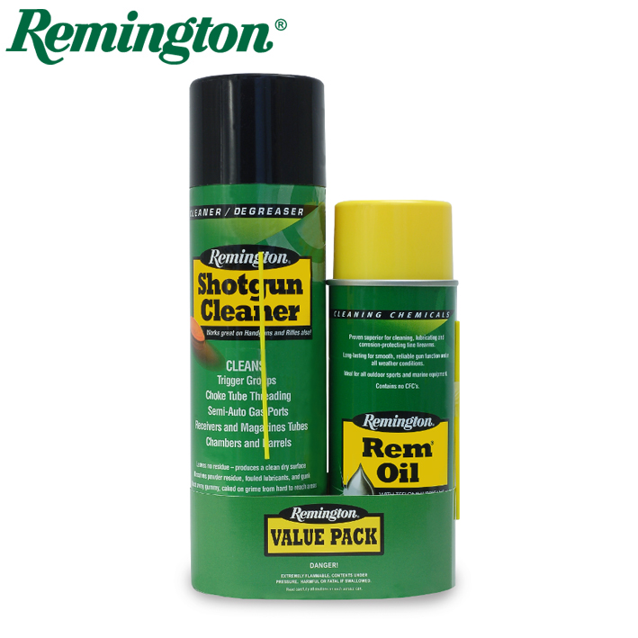Remington Volume Value Pack Shotgun Cleaner & REM Oil Gun Cleaning