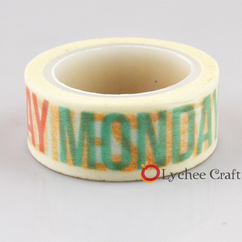 New Craft Japanese Cute Pure Color Washi Tape Fashion Decorate Tapes eBay