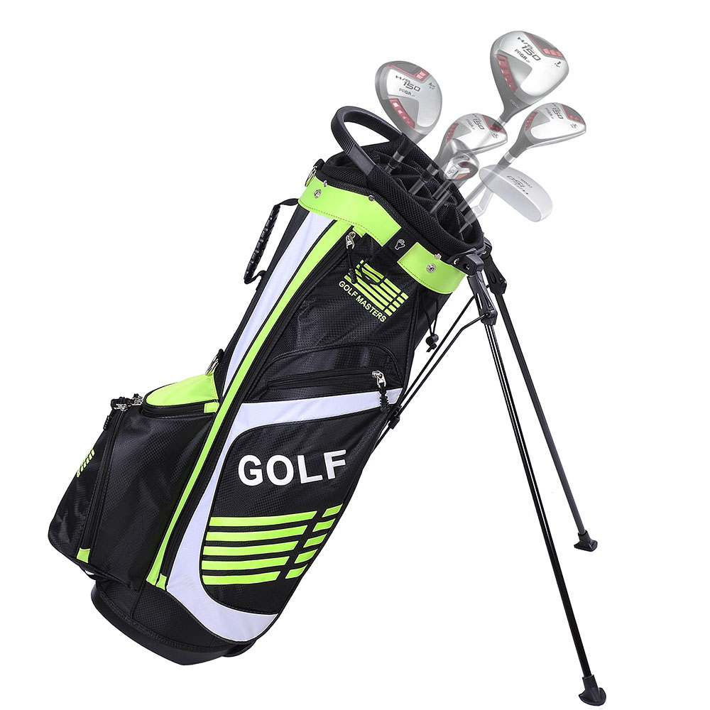 14 Way Divider Top Golf Club Stand Organizer Cart Carry Bag w/ 7 Pocket