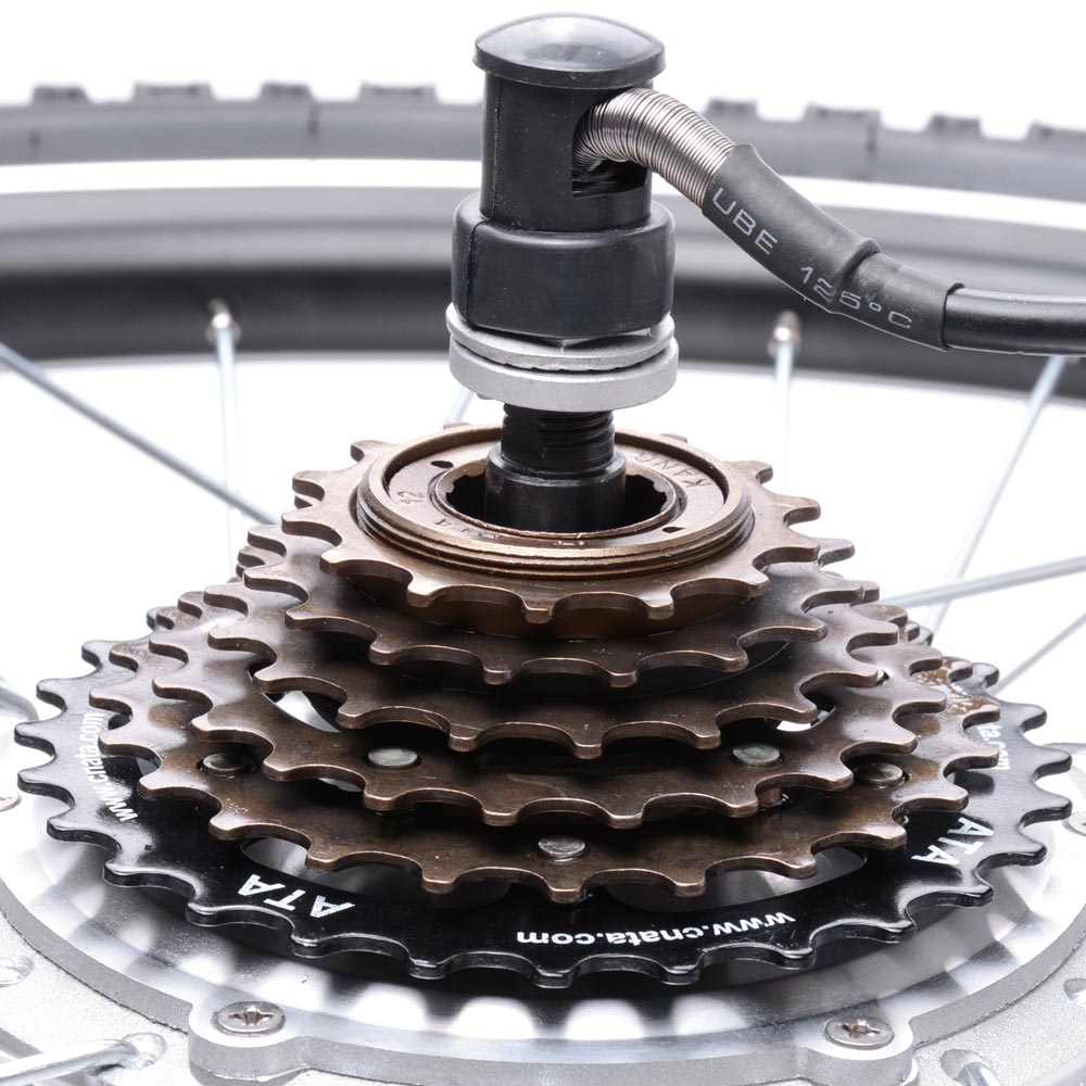 26" Front/Rear Wheel Electric Bicycle Motor Kit EBike Hub Conversion