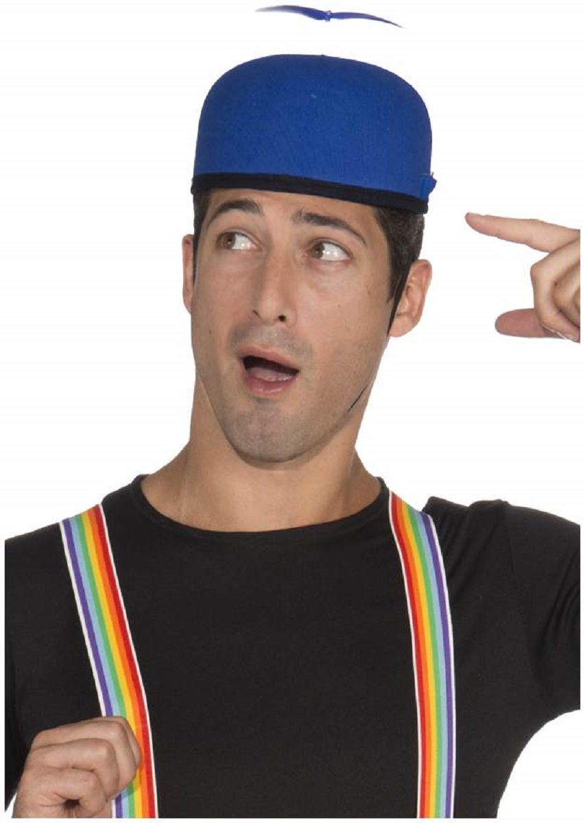 Battery Operated Beanie Copter Helicopter Propeller Hat Cap Costume