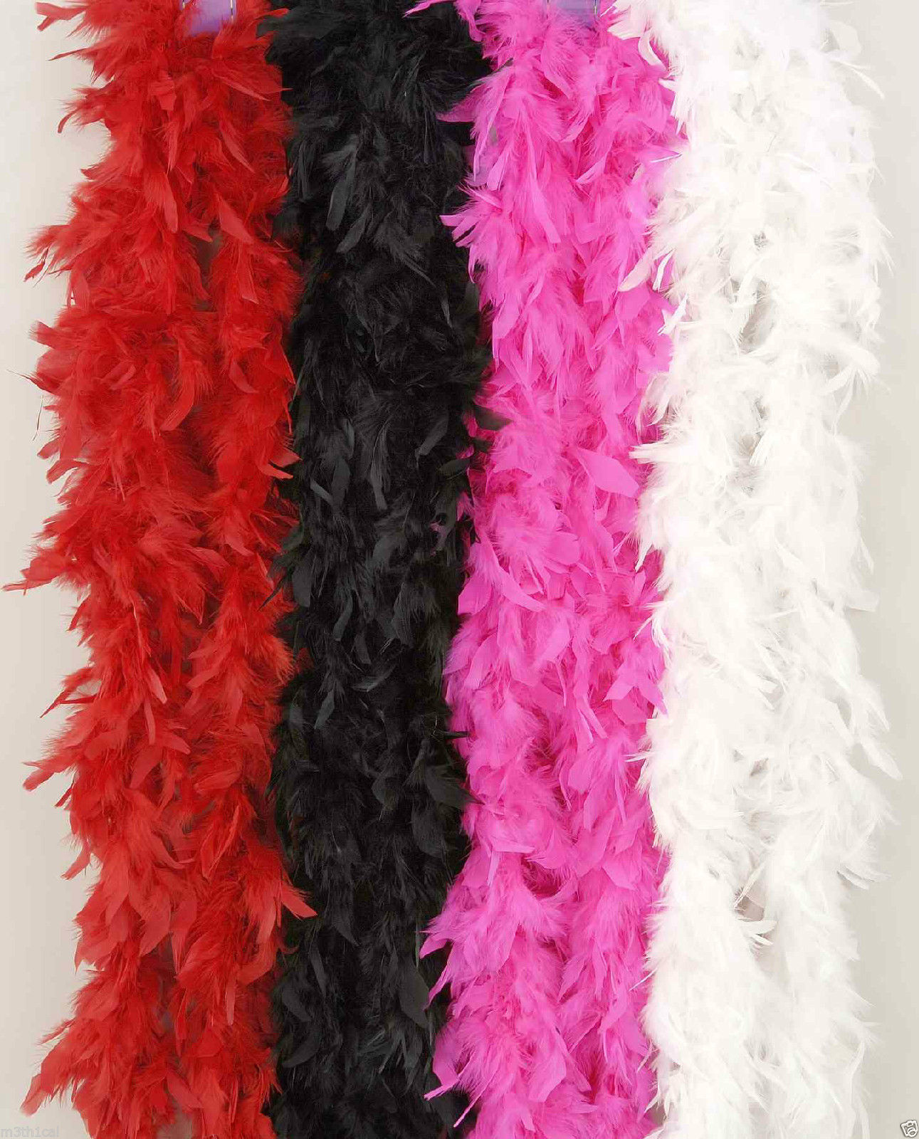 20's Long Feather Boa Feathered 80's Boas Flapper Gangster Costume