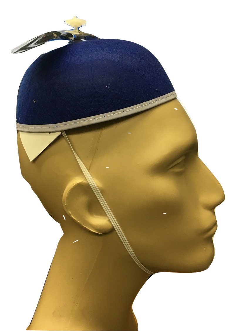 Felt Beanie Copter Helicopter Propeller Hat Cap Costume Accessory Red