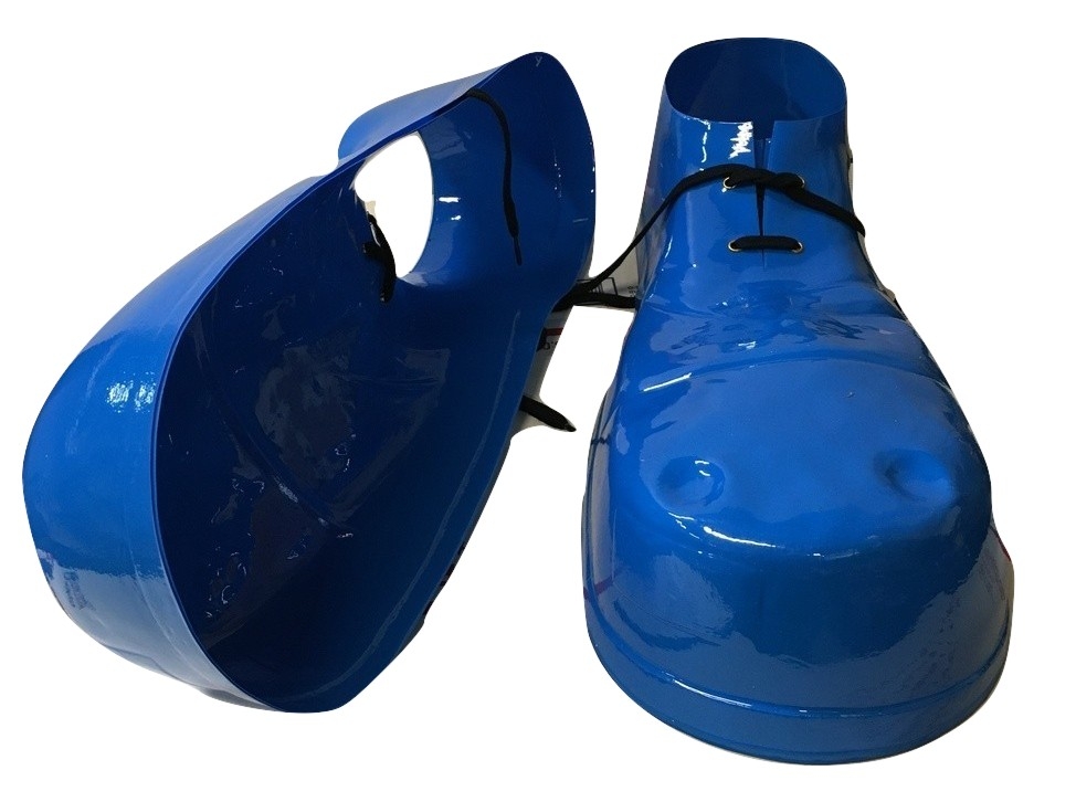 15" Plastic Clown Shoe Covers Shoes Clunkers Costume Accessory Adult Or