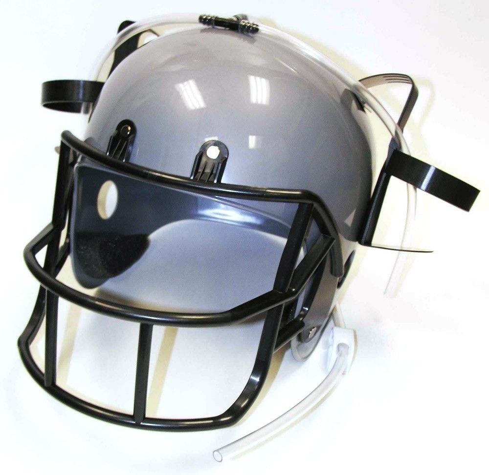 Silver Football Beer Can Drinking Game Fun Party Helmet Hat Drink
