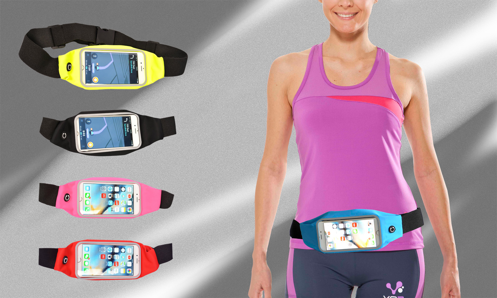 Target® Waterproof Running Belt Waist Fanny Pack Camping Sport Bag for