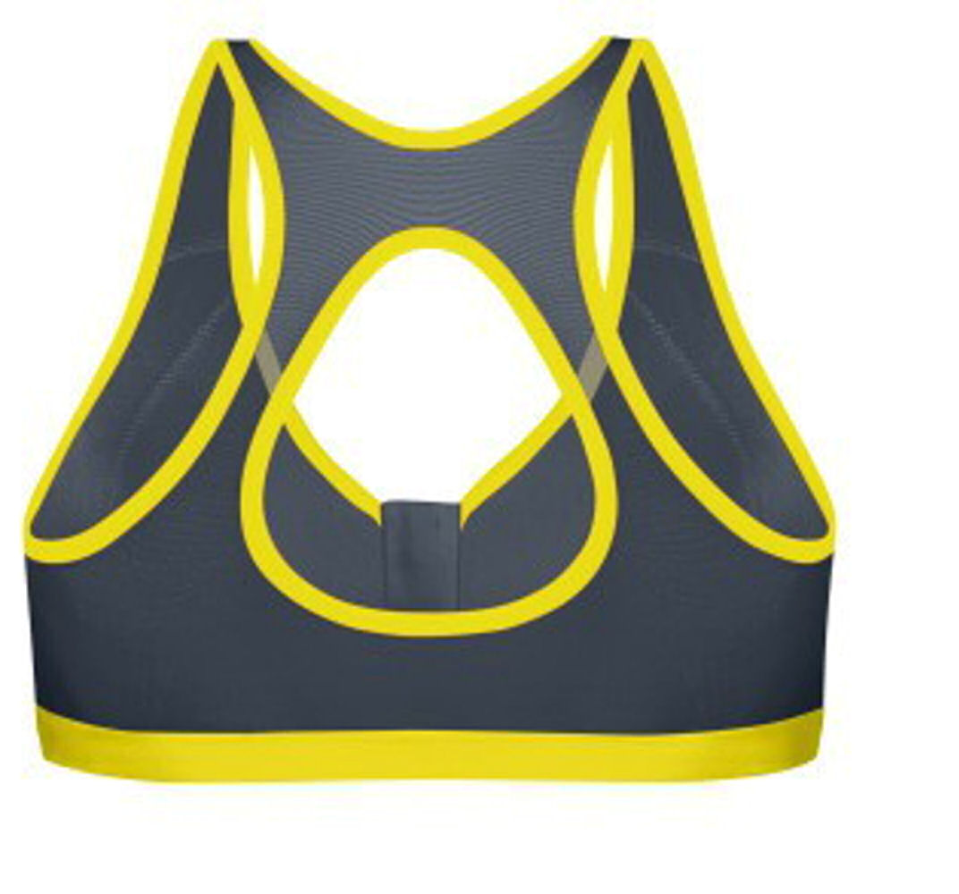 Reggiseno Sportivo ASSORBITORE Shock attivo effetto Medio S00BW cerniera anteriore Racerback