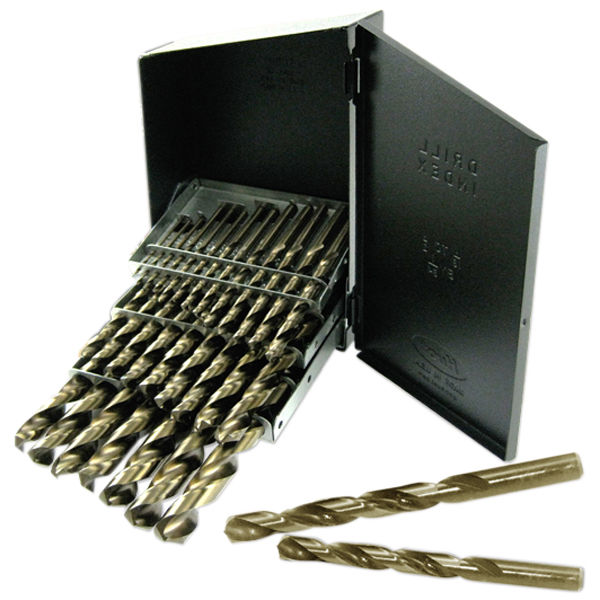 29pc Cobalt Industrial USA Index SelfCentering Drill Bit Set Jobber w/ Huot eBay