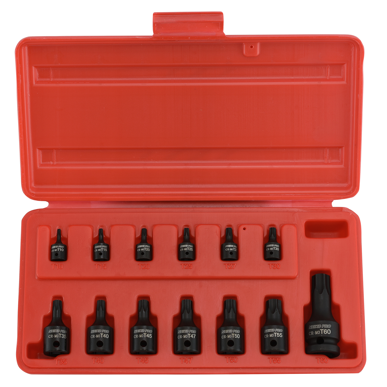 Torx Impact Socket 13pc Pro Set Star Bit Wrench 1/4" 3/8" 1/2" Drive