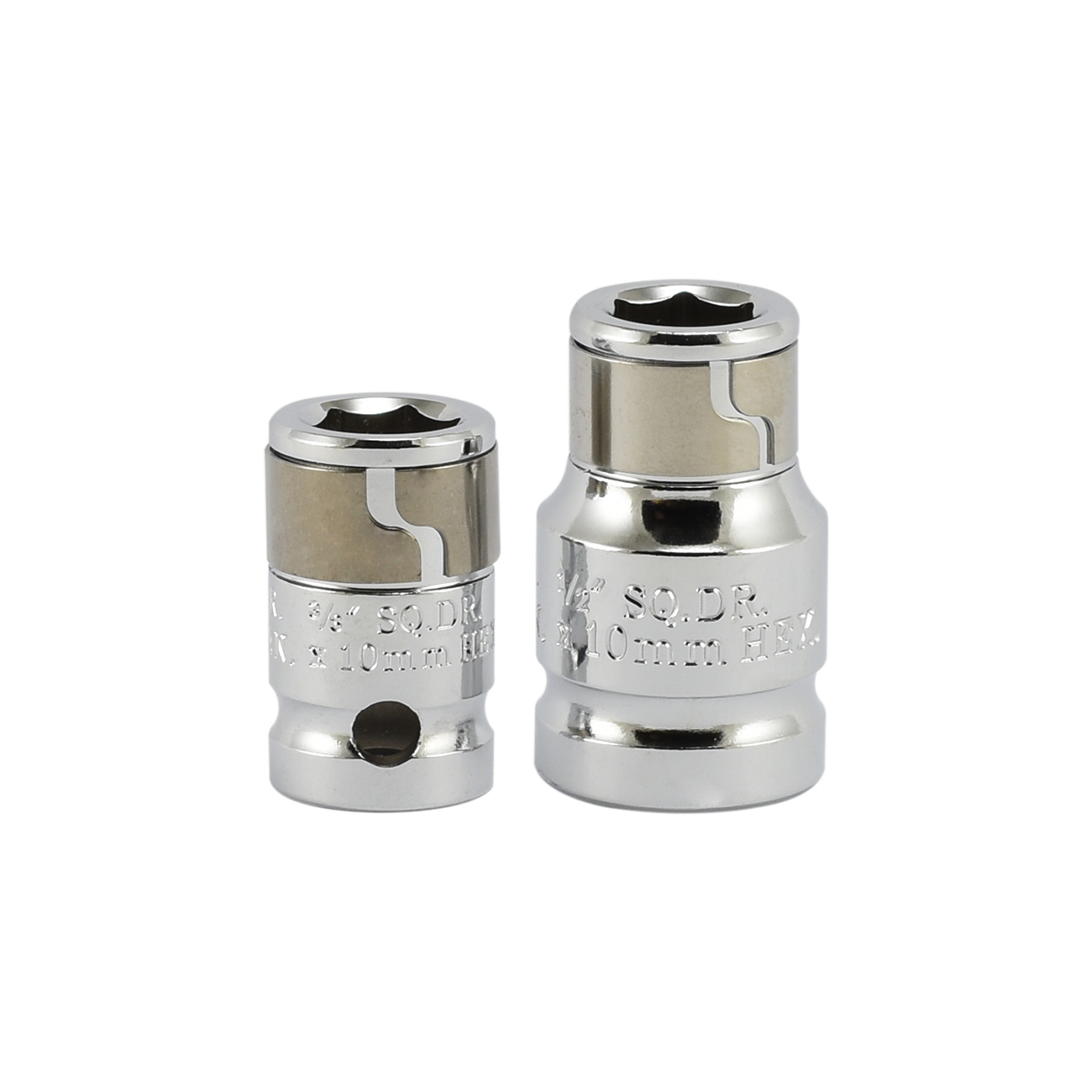 Ribe Hex Bits 26pc Pro Set 1/2" 3/8" Drive Socket Adapter 10mm Polydrive