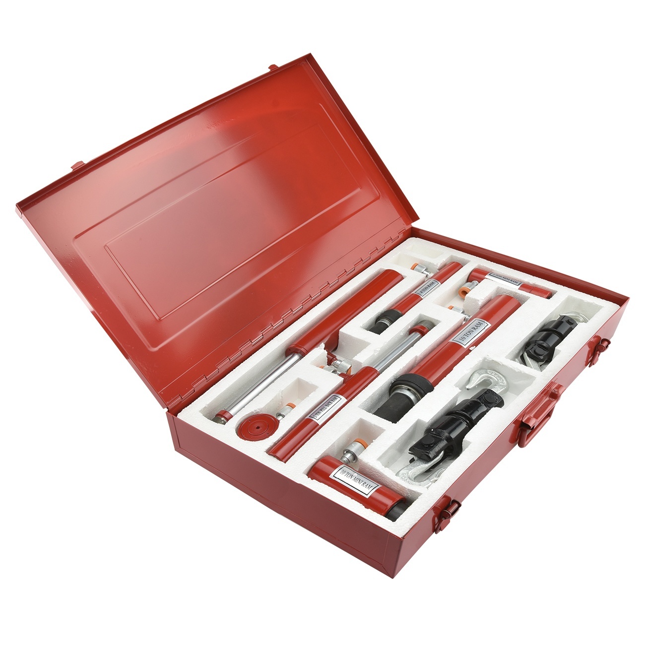 7 pc Hydraulic Ram Auto body Vehicle Frame Repair Tool Kit eBay