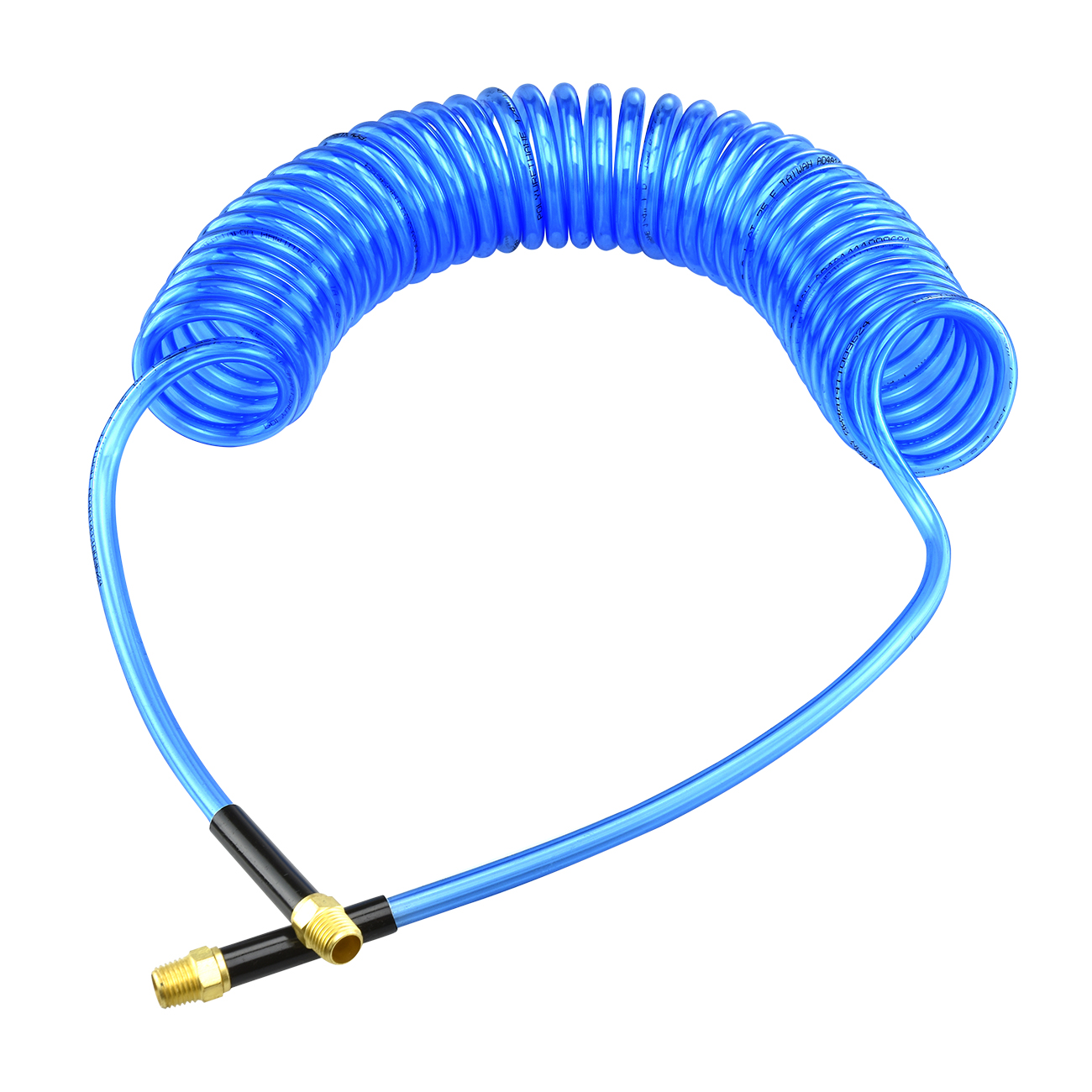 Polyurethane Recoil Air Hose 1/4" inch x 25 Feet 3/8 Fitting eBay