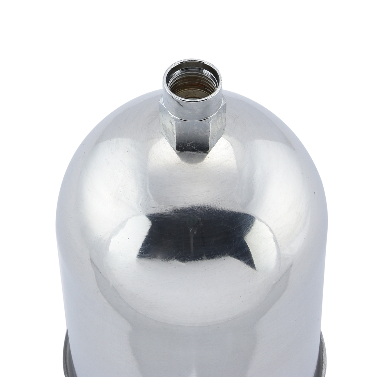 HVLP Aluminum Paint Gun Cup 0.6L with Press On Lid For Air Spray Gun