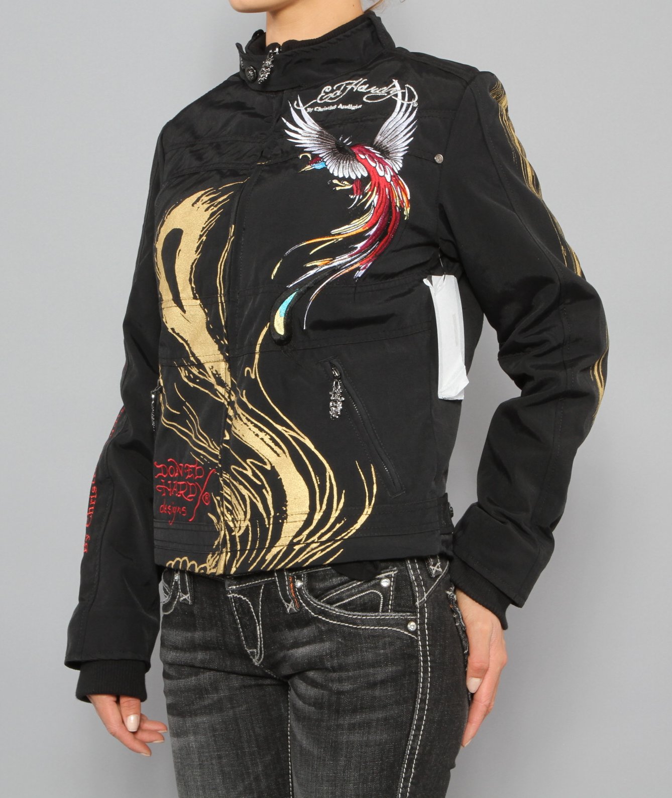 ed hardy motorcycle jacket