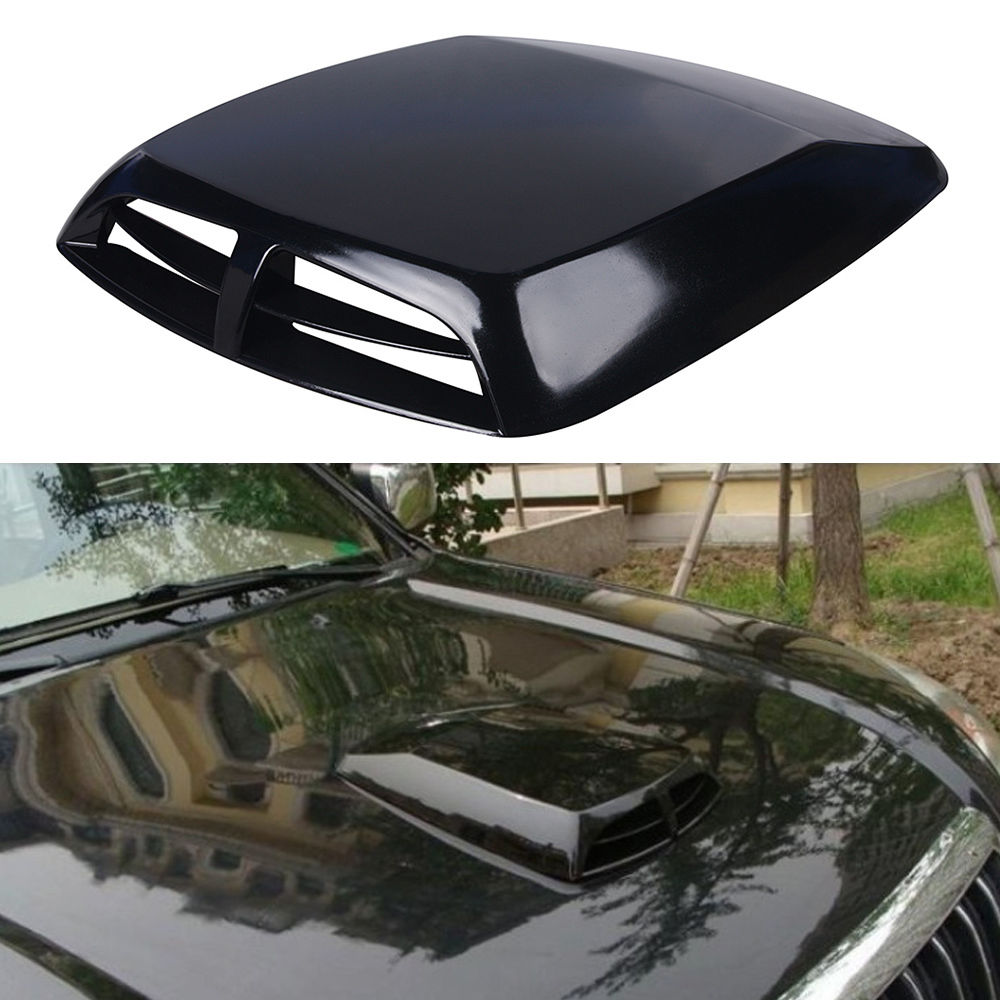 Car Decorative Air Flow Intake Hood Scoop Cover Universal,Black eBay