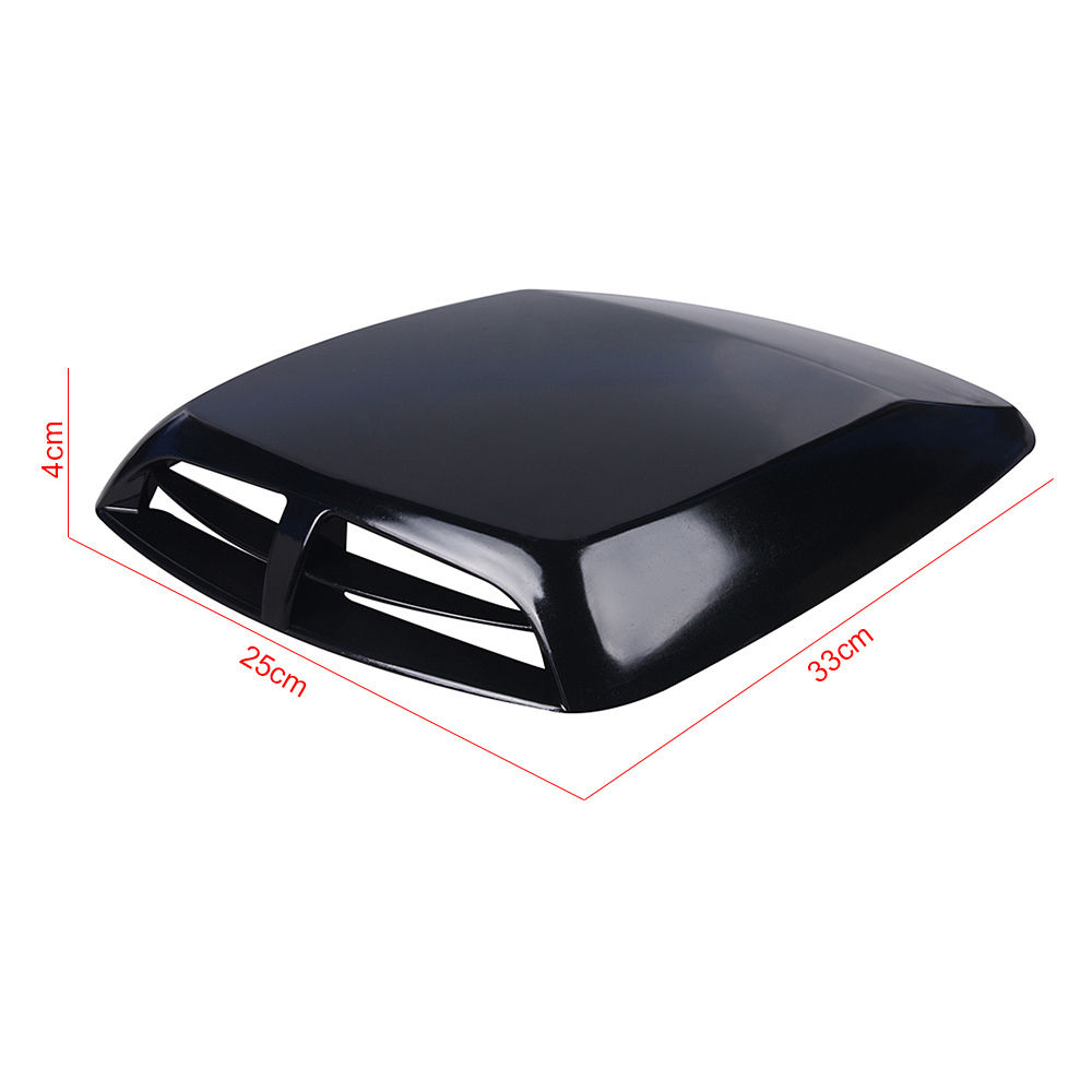 Car Decorative Air Flow Intake Hood Scoop Cover Universal,Black eBay