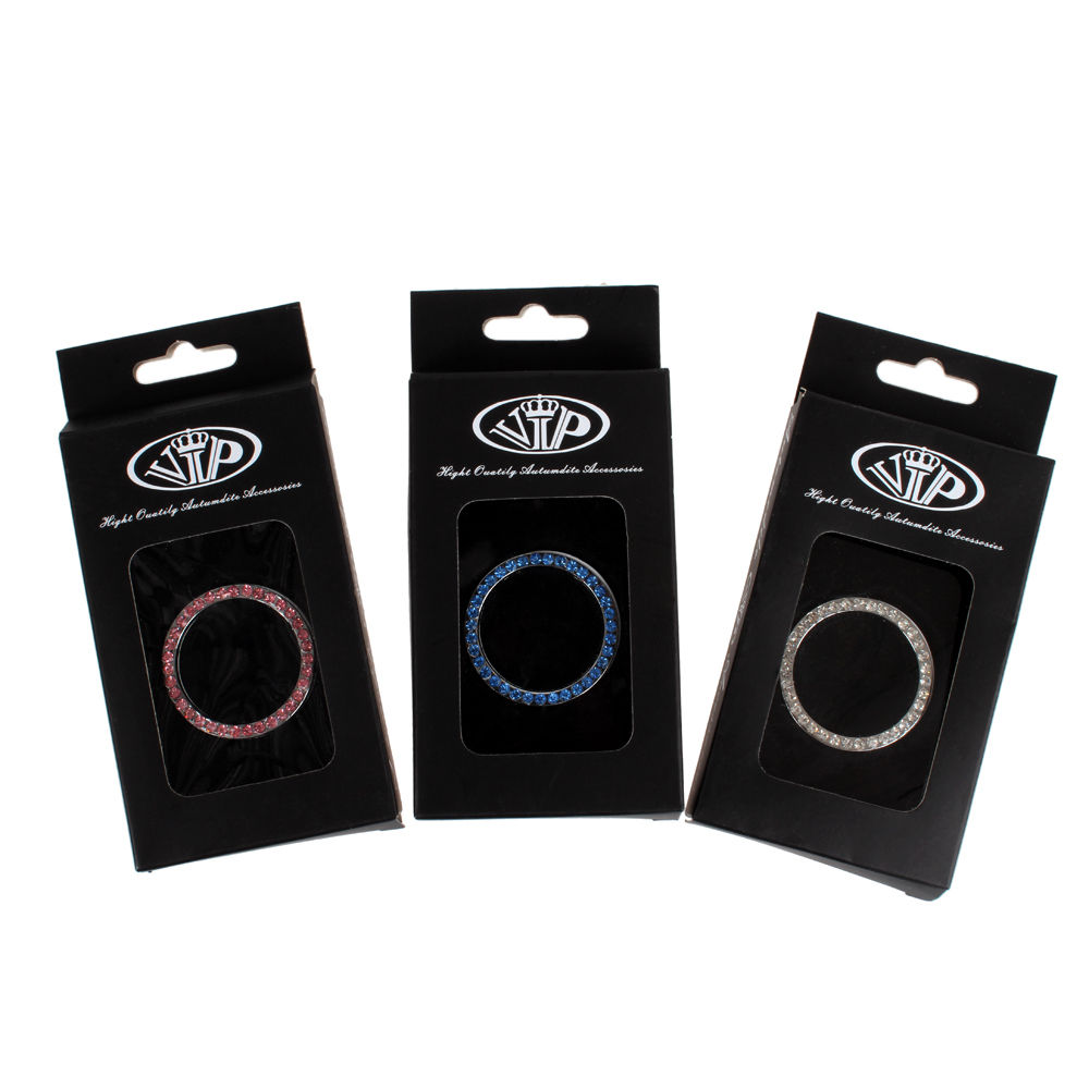New Car Ignition key lock Keyhole Crystal Rhinestone Decoration Ring