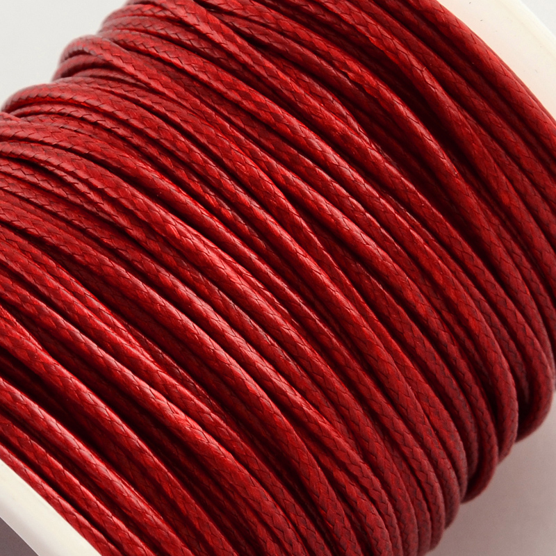1Roll Waxed Polyester Cord 1mm Thread String Line Braided Craft Jewelry