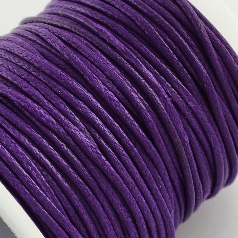 1Roll Waxed Polyester Cord 1mm Thread String Line Braided Craft Jewelry