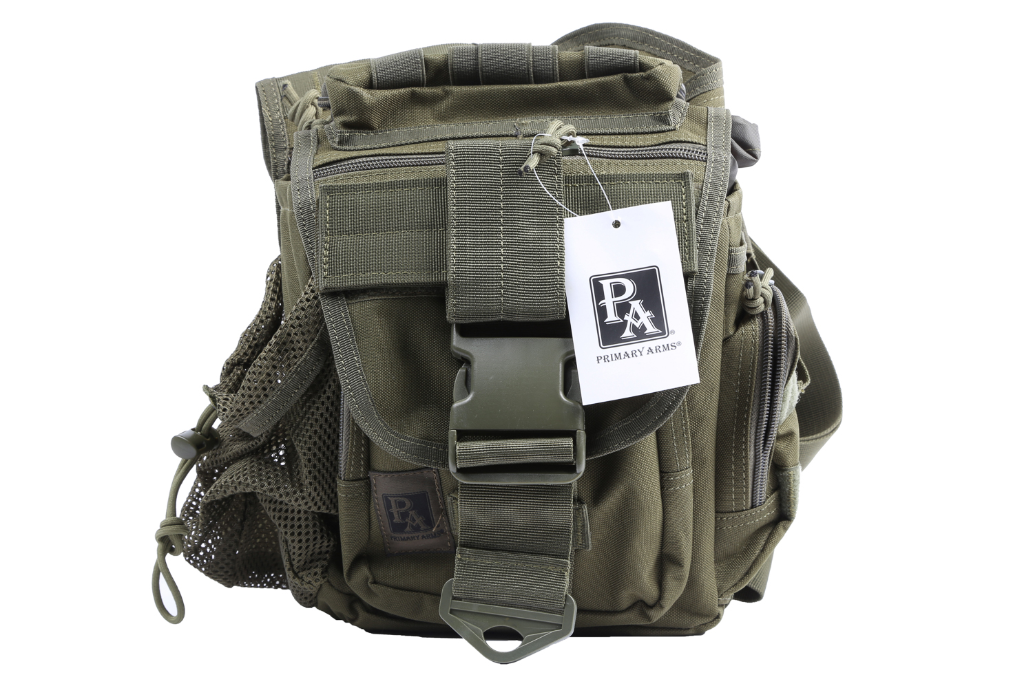 Primary Arms Padded Tactical Shoulder Gear Bag Olive Drab Green