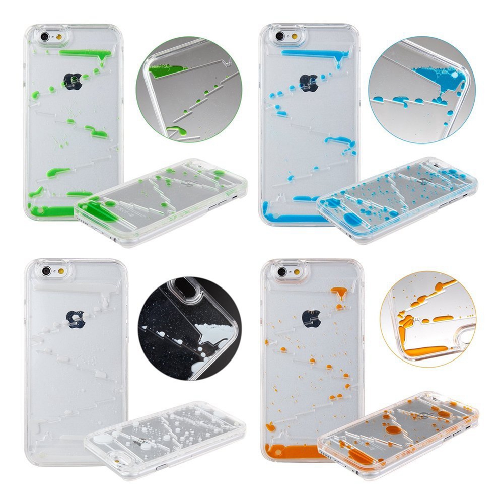 Drip Drop Game Liquid Dynamic Water Case Back Cover Skin for iPhone 5