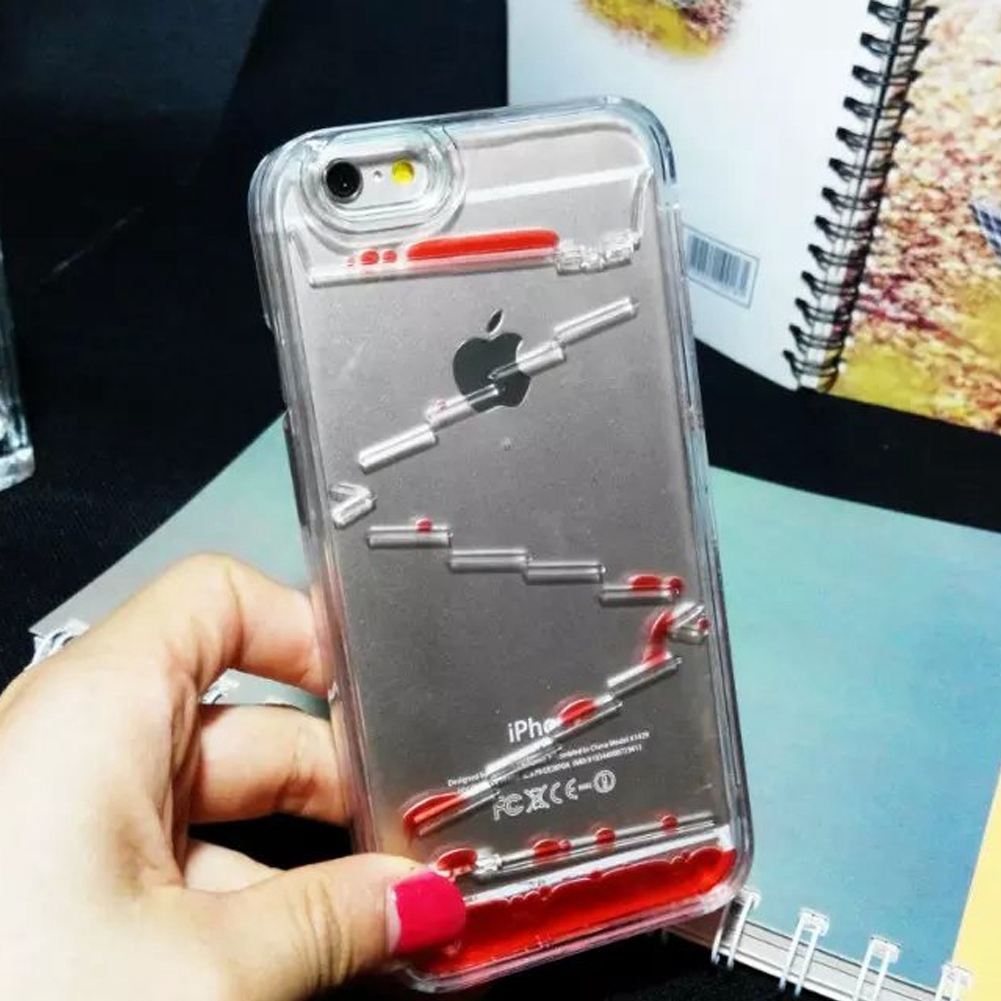Drip Drop Game Liquid Dynamic Water Case Back Cover Skin for iPhone 5
