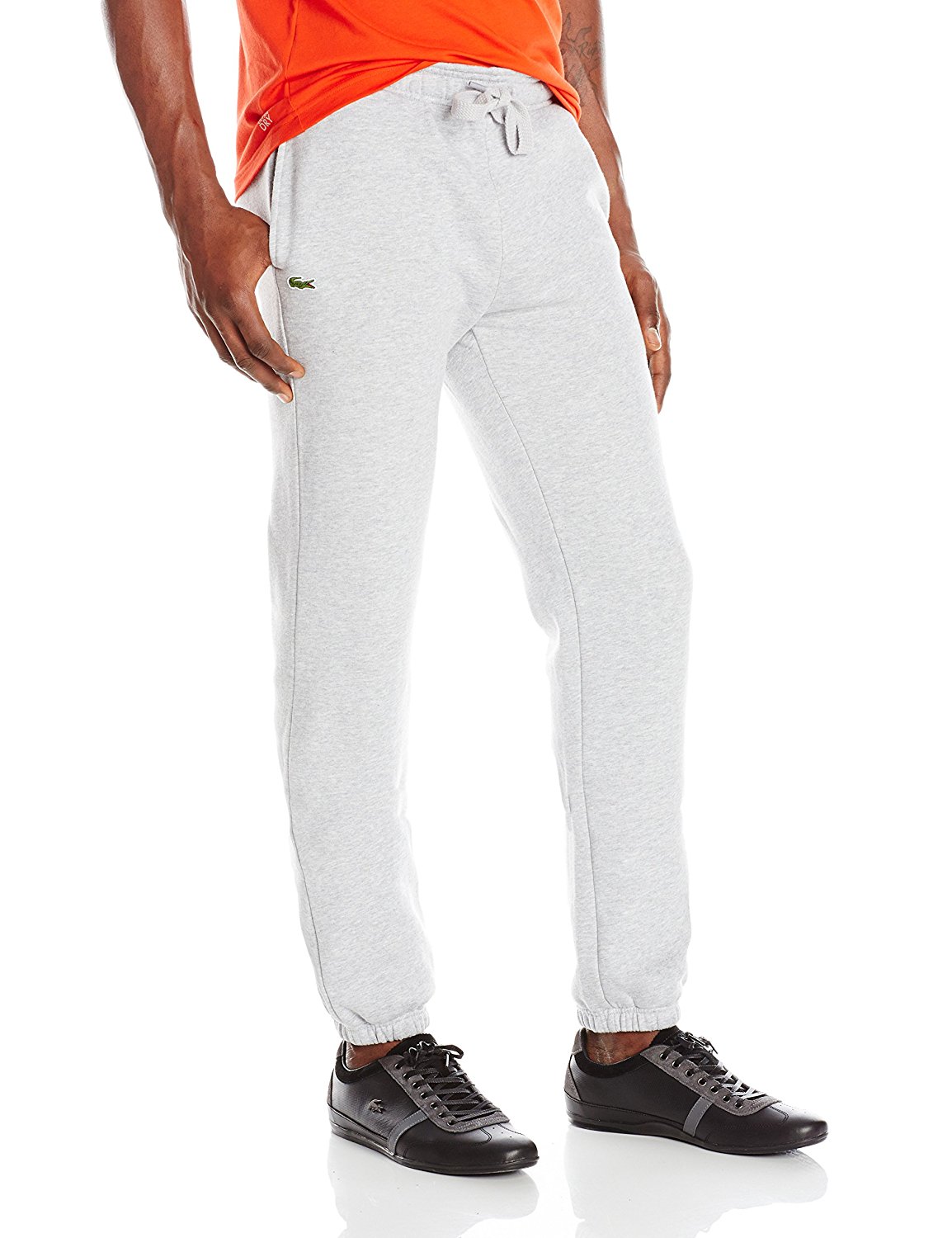 Lacoste Men's Sport Brushed Fleece Pant With Elastic Leg Opening eBay