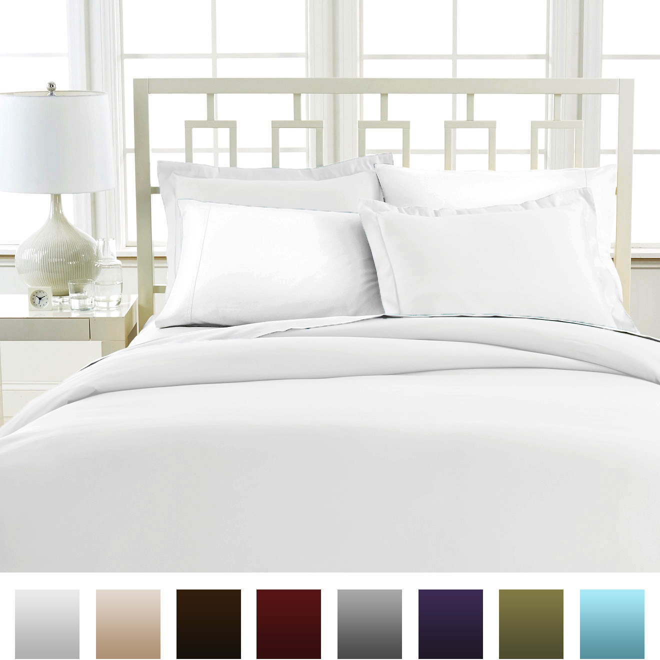 Beckham Hotel Collection® Luxury Soft Duvet Cover Set eBay