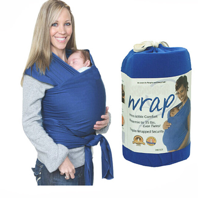 Infant Newborn Kid Baby Carrier Sling Swaddle wrap breastfeed cotton