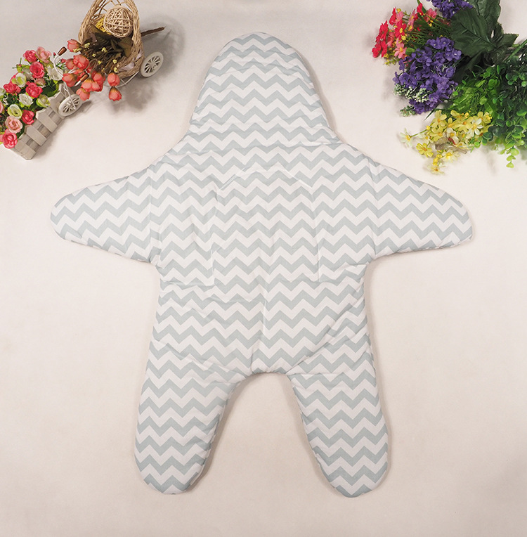 Hot Newborn Baby Winter Sleeping Bag Cute Starfish shape Swaddle Wrap