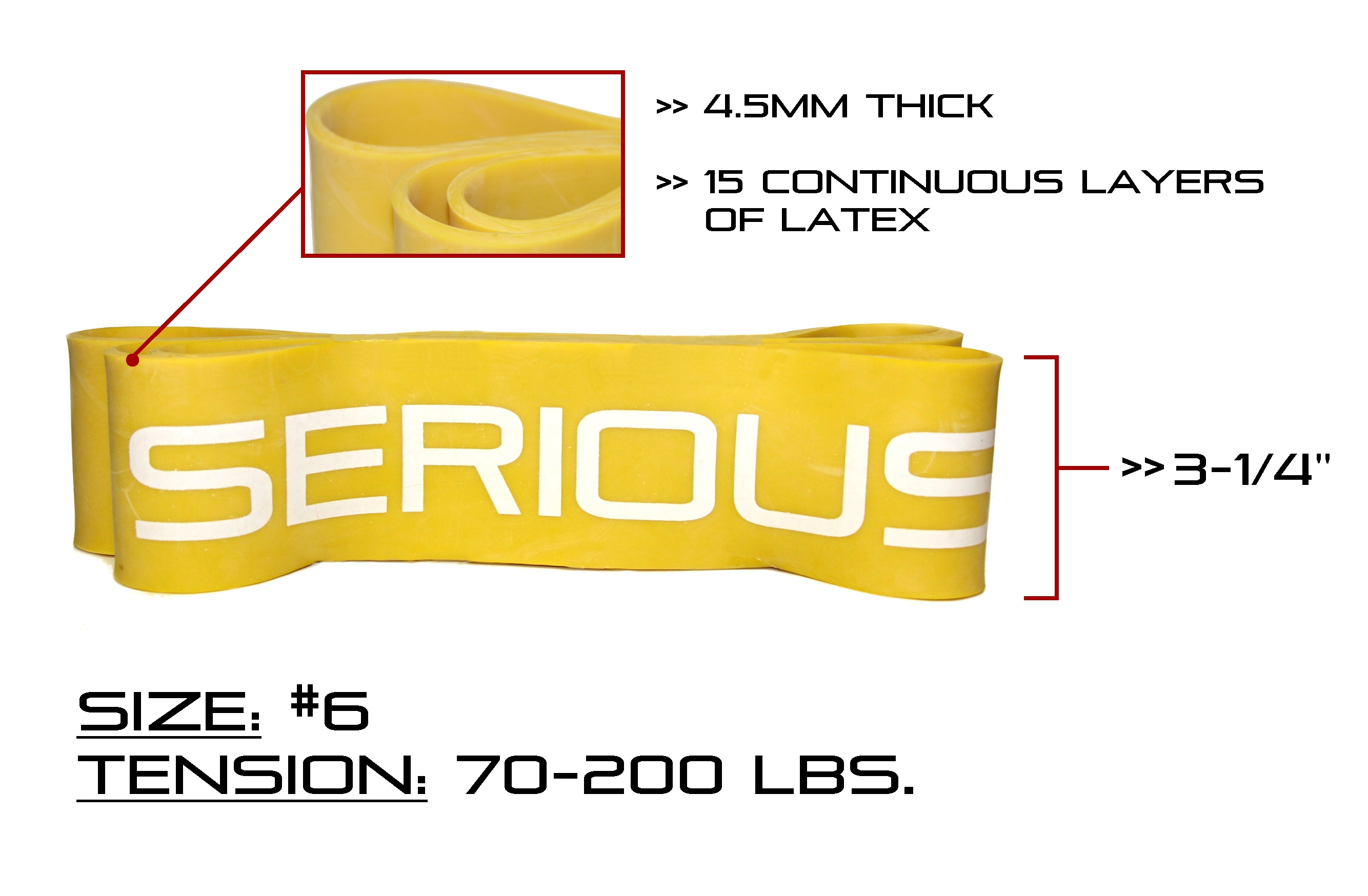 Serious Steel 41" Assisted PullUp, Dip Band, Resistance & CrossFit