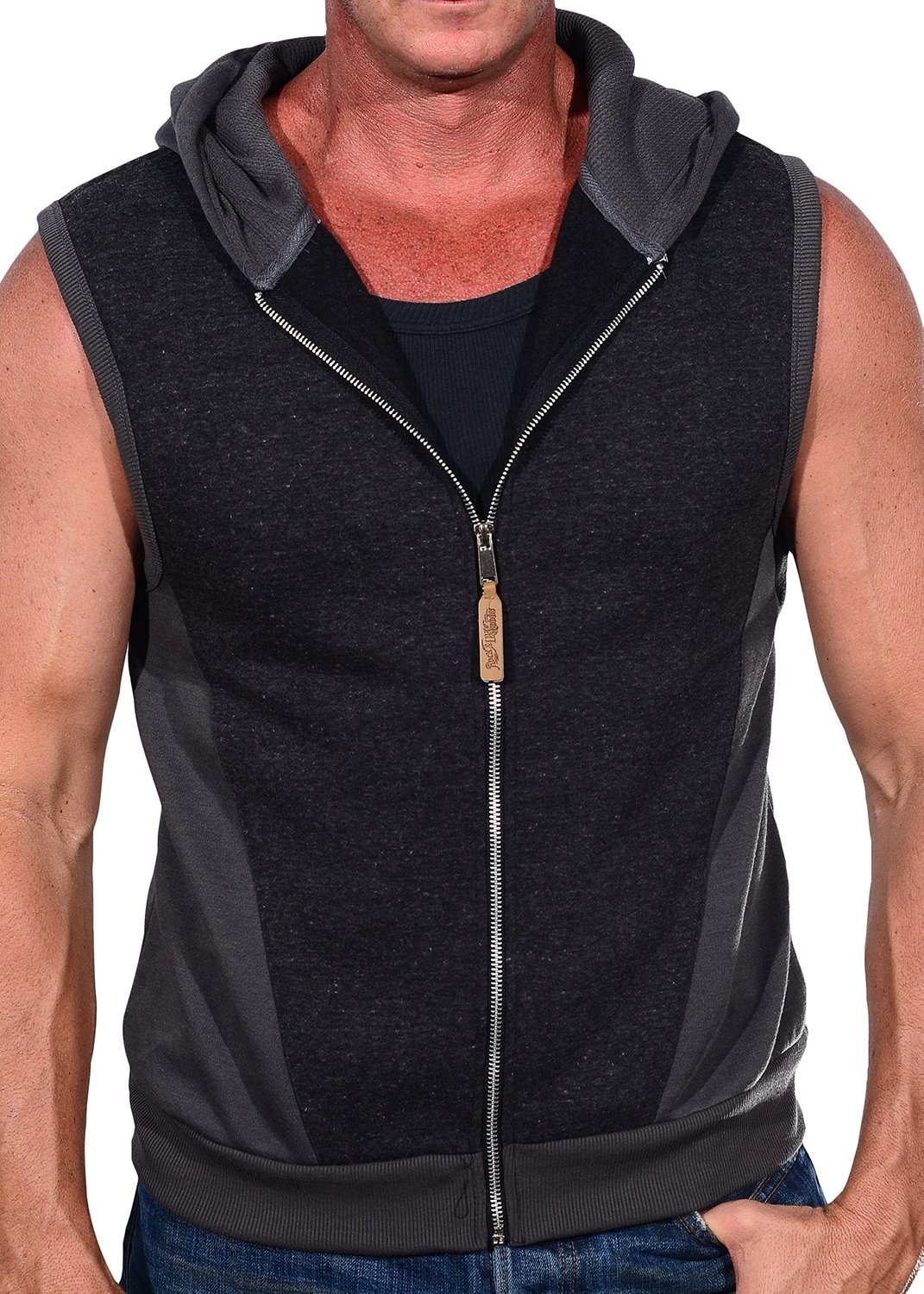 sleeveless sweatshirt