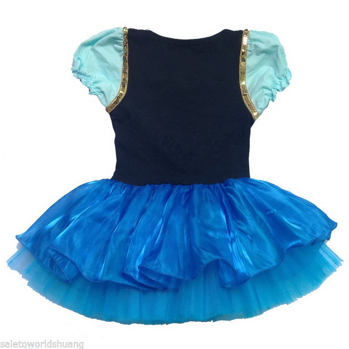 Girl Frozen Ballet Leotard Tutu Dance Dress Skirt Kid 212Y Dancewear