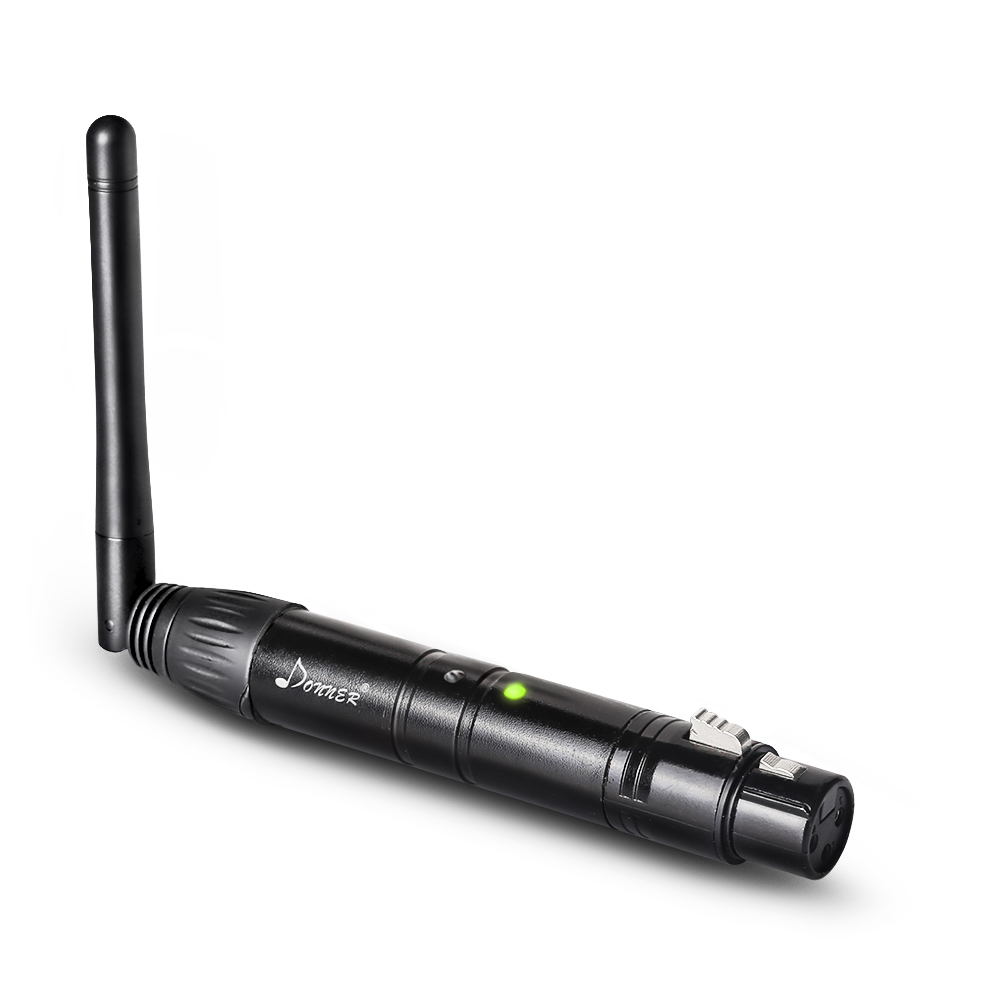 Donner Transmitter & Receiver 2.4G DMX Black Wireless Lighting Stage