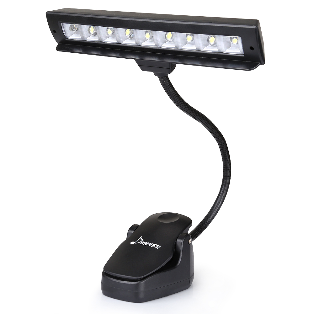 Clip-on Music Stand LED Light Lamp 4 Levels of Brightness Fully Adjustable T7J3 Clip-on Music Stand LED Light Lamp 4 Levels of Brightness Fully Adjustable T7J3