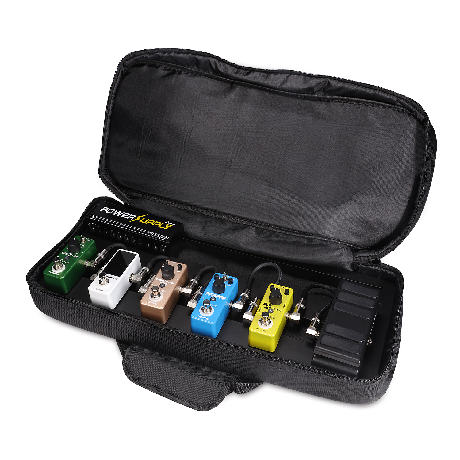 Donner DB2 Guitar Effects Pedal Board Pedalboard with New Fashion Case