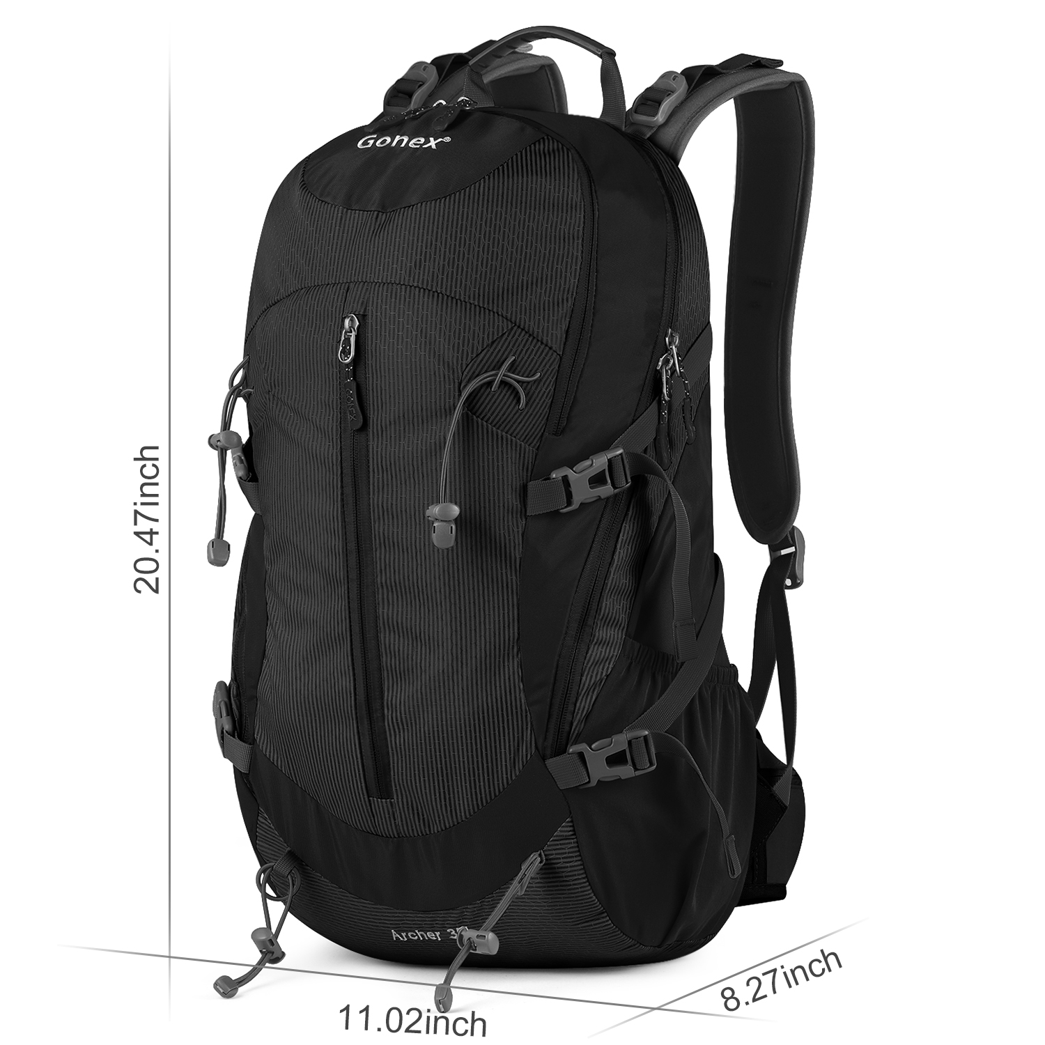 Gonex 35L Archer Hiking Camping Travel Walking Backpack & Free Survival
