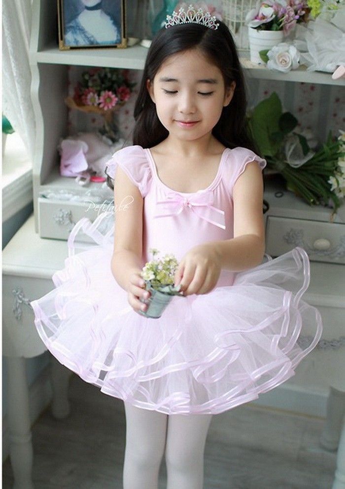 Girls Party Costume Ballet Tutu Dance Dress 38Y Kids Leotard Toddler Show New eBay
